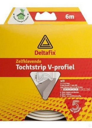 Deltafix Tochtstrip v-profiel