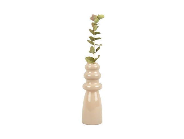 Present Time Vase Sparkle Bottle glass - sand brown