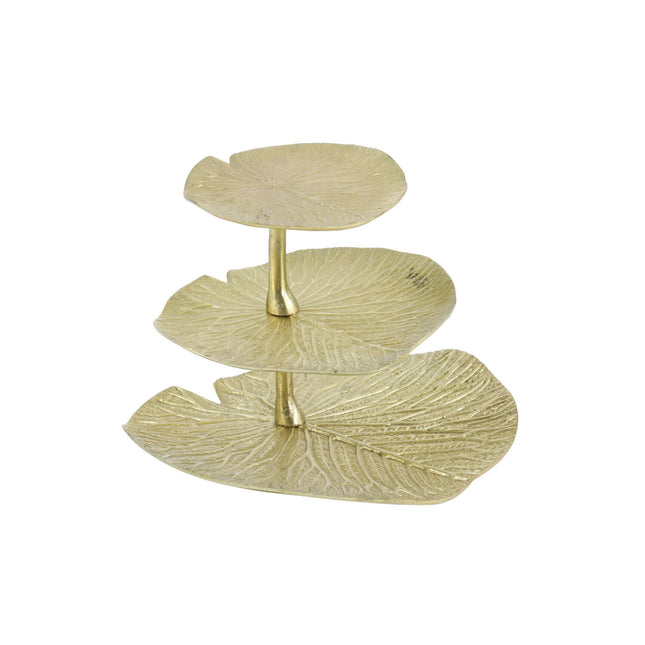 Light & Living Leaf etagere 3 laags - goud