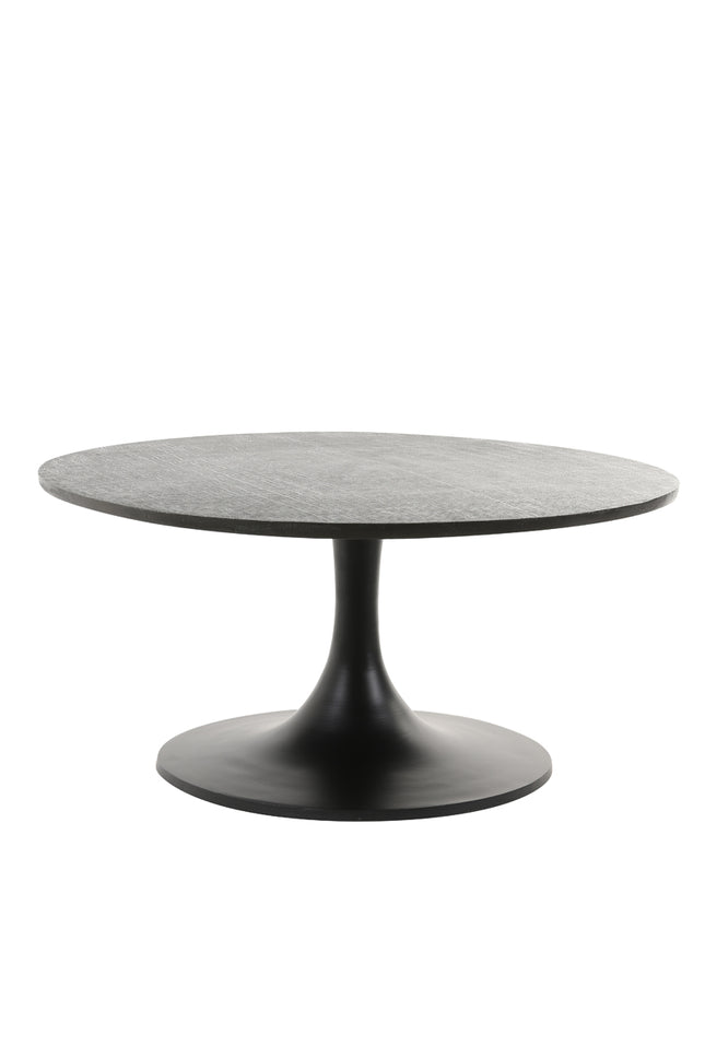 Light & Living Rickerd salontafel Ø76x36 cm -  antiek zwart