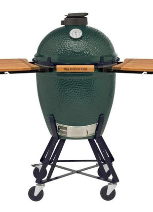 Big Green Egg Large met onderstel + zijtafels. ACTIE