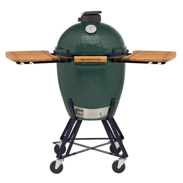 Big Green Egg Large met onderstel + zijtafels. ACTIE