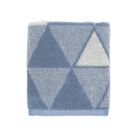 Bunzlau Castle Keukendoek Triangles - Grey-Blue