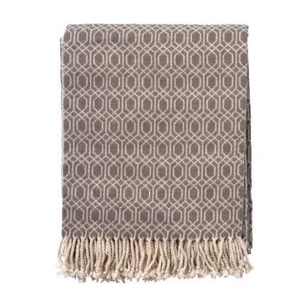 Dutch Decor Plaid Elodie 140x180 cm Charcoal Gray