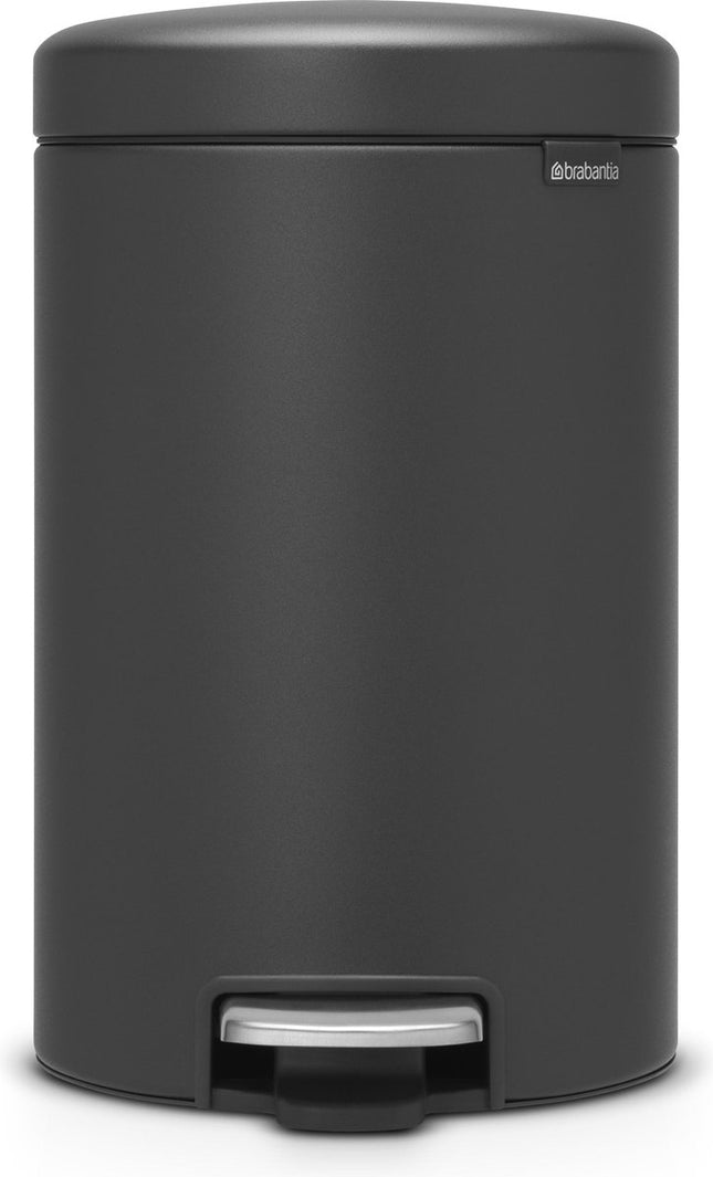 Brabantia Pedaalemmer Mineral Infinite Grey - 12 liter