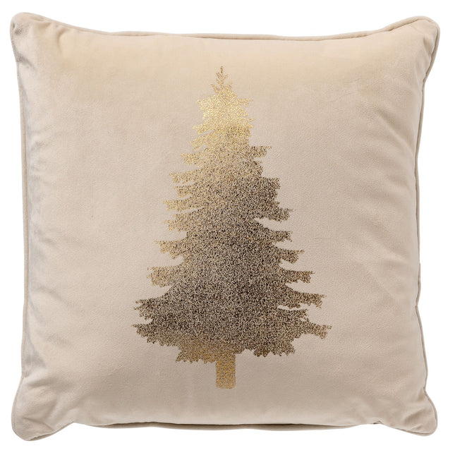 Dutch Decor Sierkussen Tree 45x45 cm - Whisper White