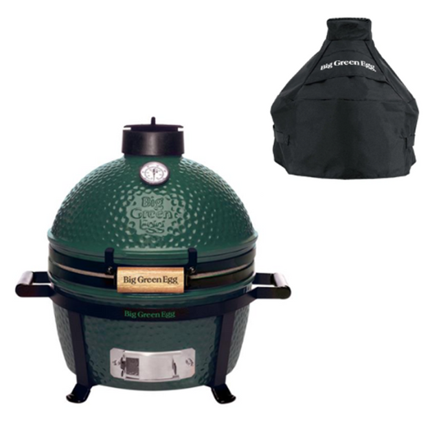 Big Green Egg Minimax met carrier en hoes