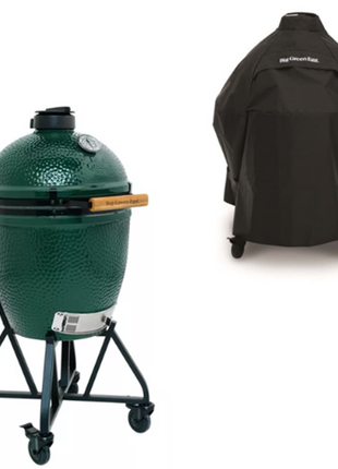 Big Green Egg Large met Integgrated Nest en hoes