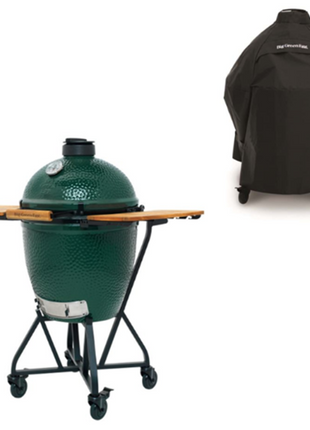 Big Green Egg Large met Integgrated Nest+Handler, zijtafels en hoes