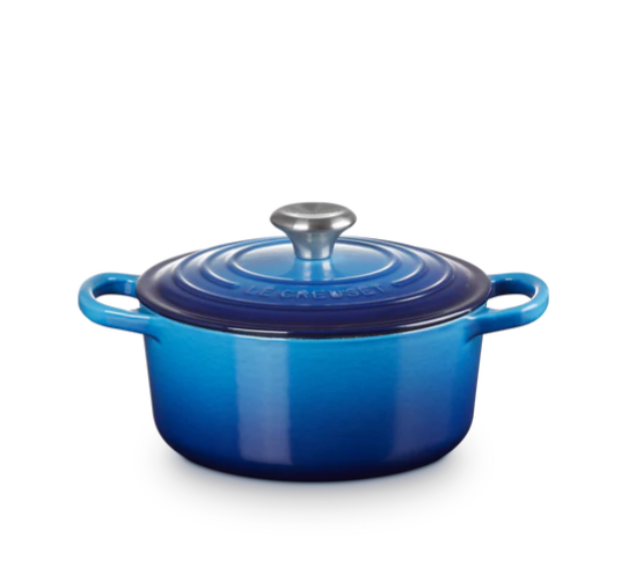 Le Creuset Signature Braadpan-/stoofpan 24 cm - Azure