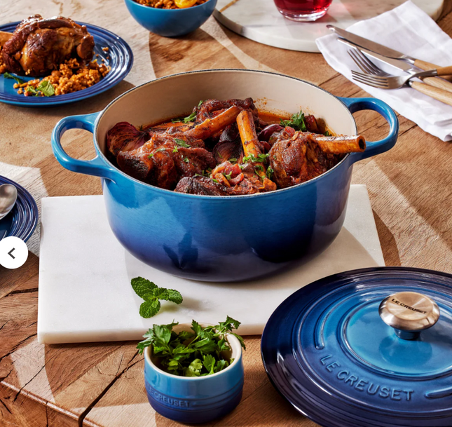 Le Creuset Signature Braadpan-/stoofpan 24 cm - Azure