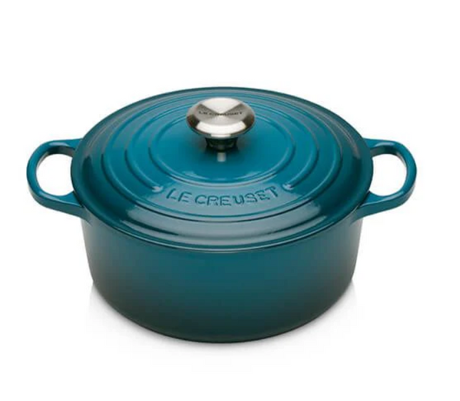 Le Creuset Braad-/Stoofpan Deep Teal - 24 CM