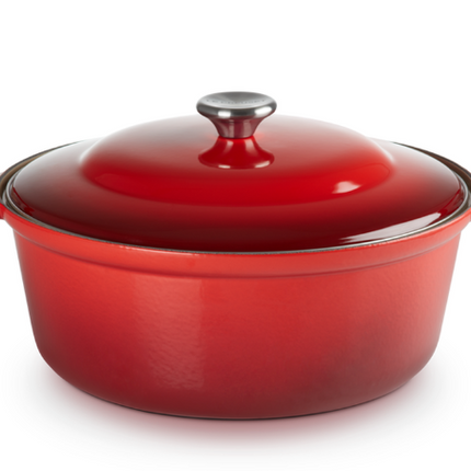 Le Creuset Faitout braadpan - 4,9 liter - ø 28 cm - Rood