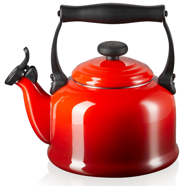 Le Creuset Tradition Fluitketel - 2,1 liter - Rood