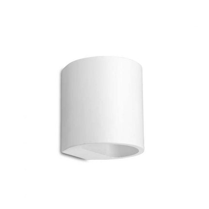 Artdelight wandlamp Plaster rond 10,5x12 cm - wit