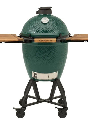 Big Green Egg Large met Integgrated Nest+Handler en zijtafels. ACTIE