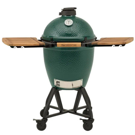 Big Green Egg Large met Integgrated Nest+Handler en zijtafels. ACTIE